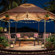 Sunjoy Madison Pavilion Hex Shape Soft Top Gazebo | $350 | Amazon